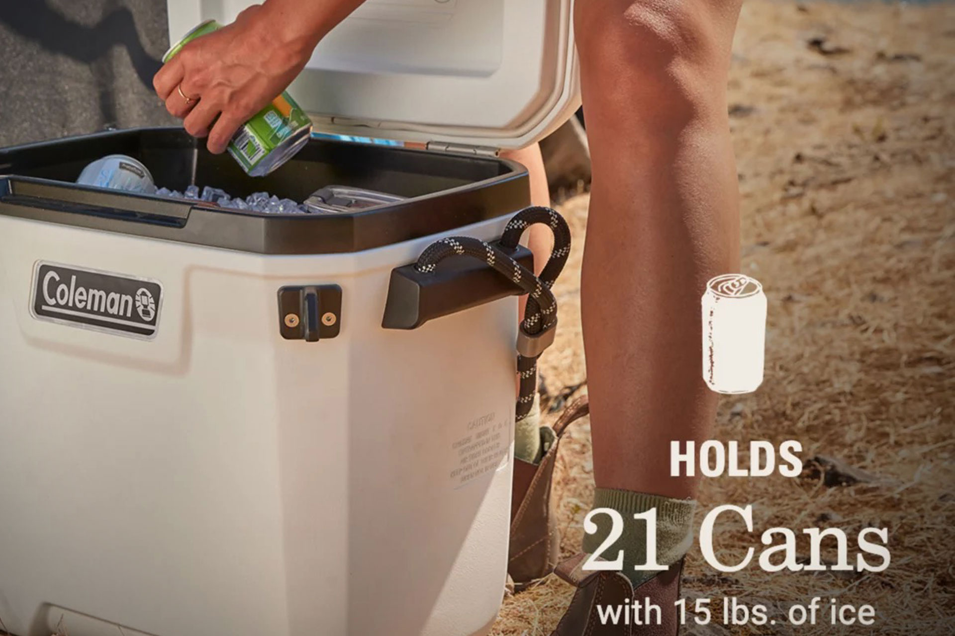 Glacière Coleman Convoy 28 Qt (29 Litres) – Anthracite – Tient 3 Jours – 4 Kg