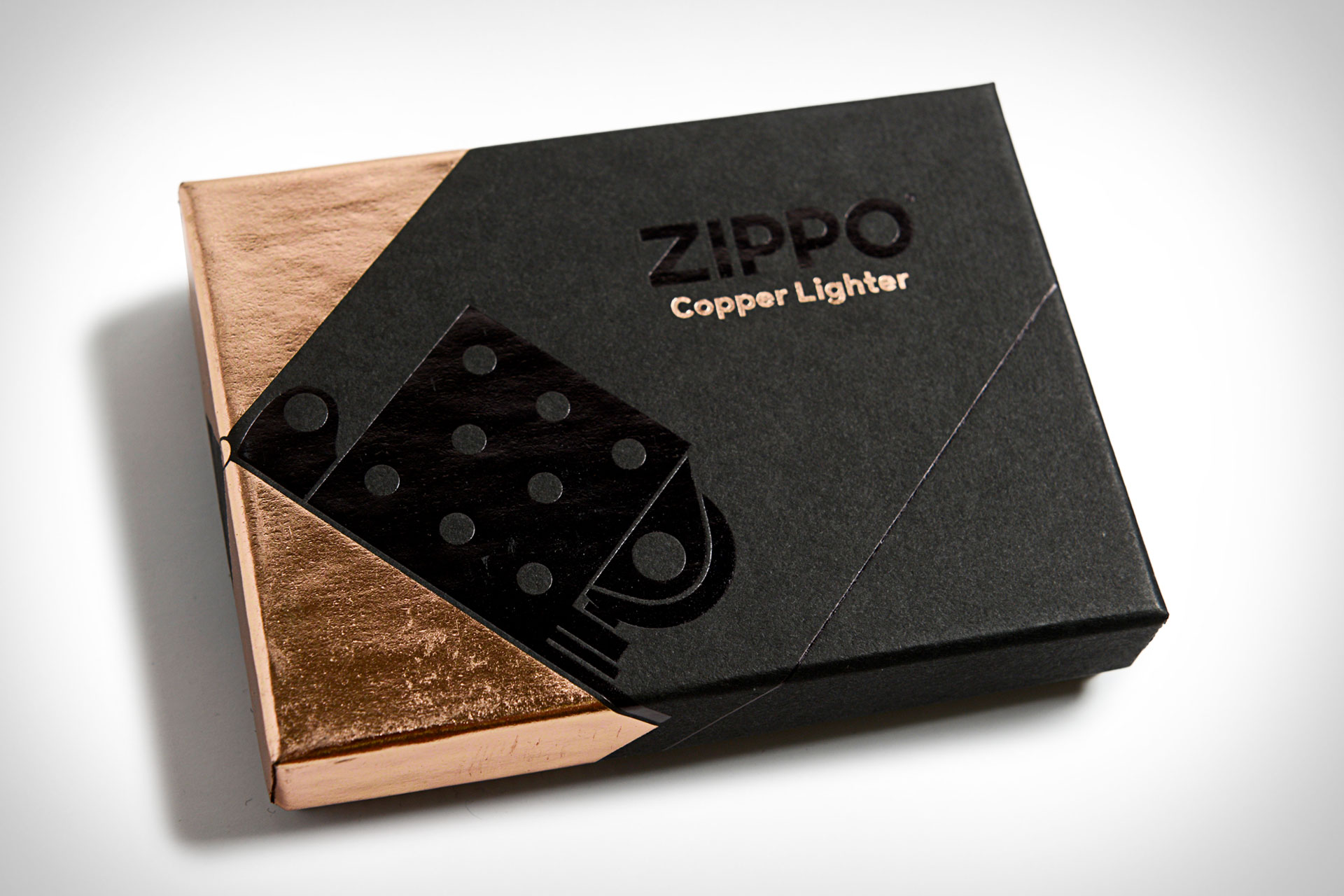 Zippo Classic Solid Copper Lighter Uncrate