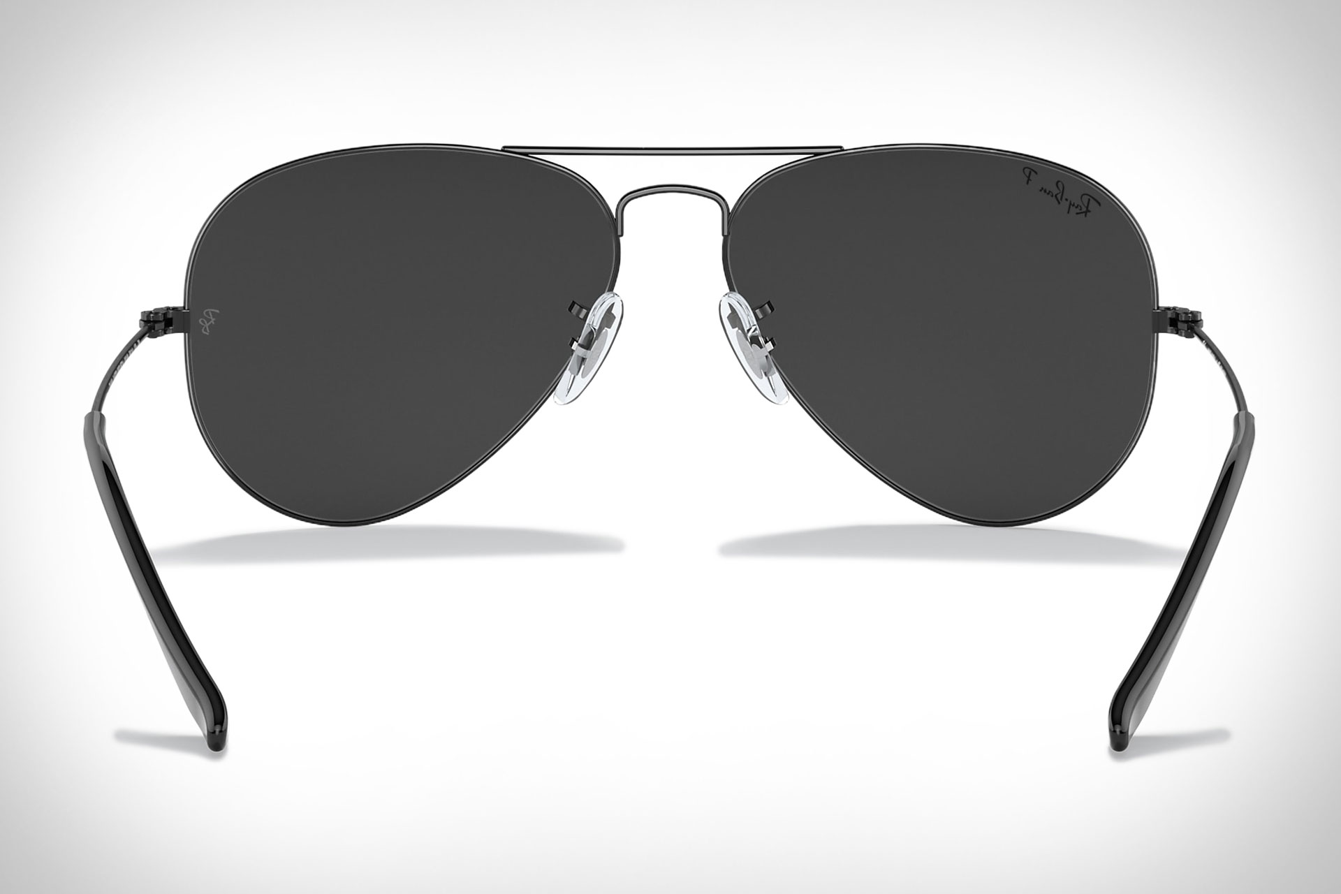 RayBan Total Black Aviators Uncrate