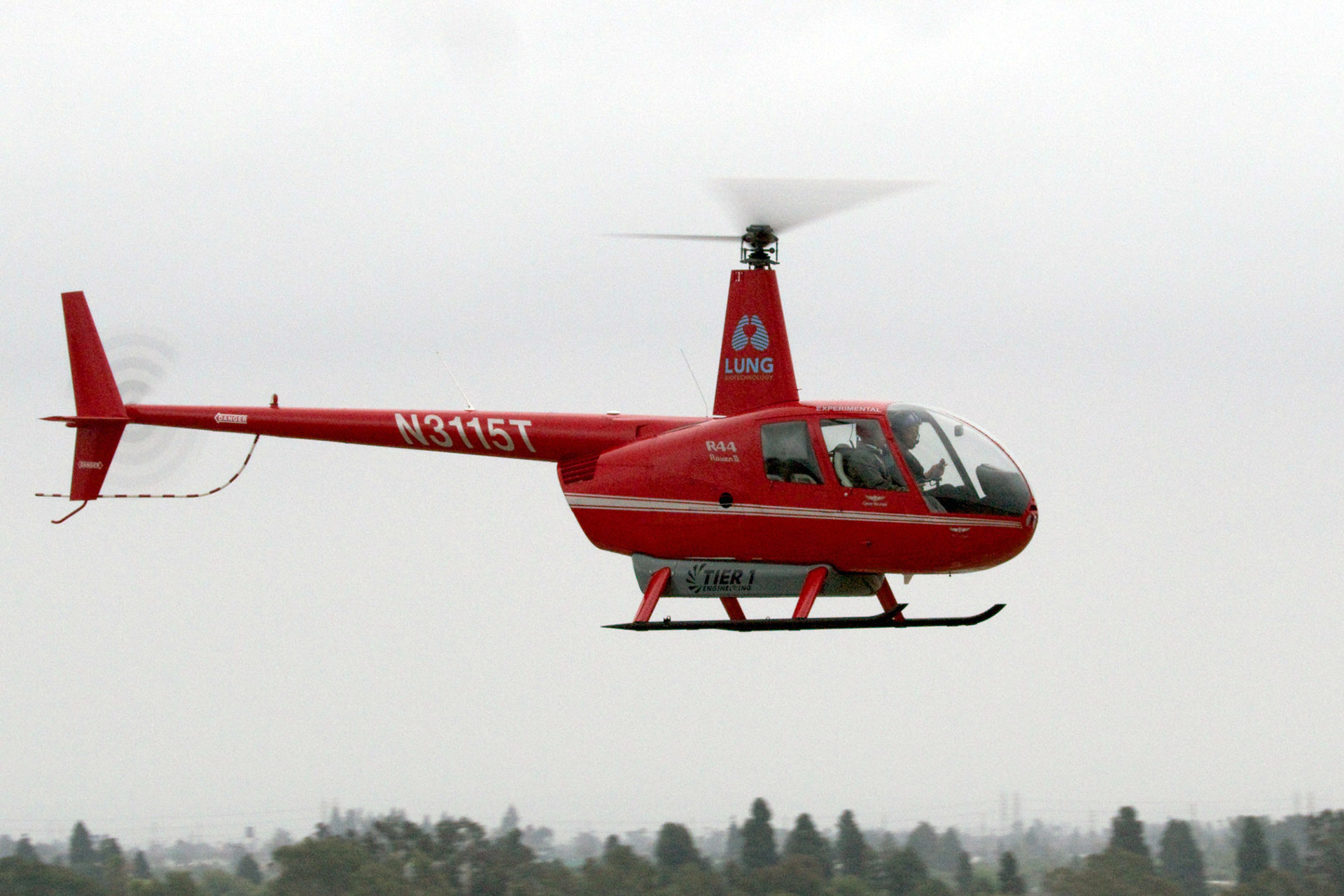 Электрический вертолет первого уровня Robinson e-R44