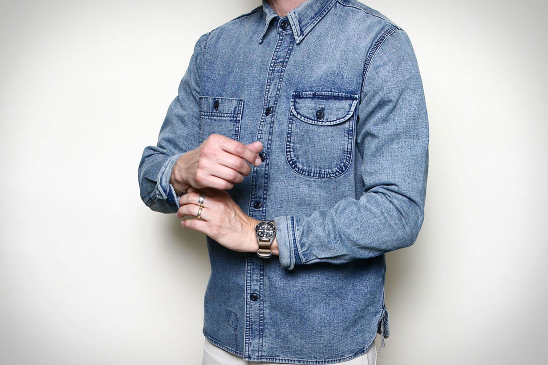 Rogue Territory Washed Out ISC Work Shirt | Uncrate