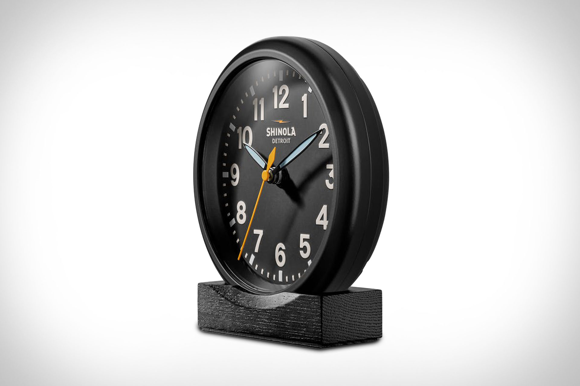Shinola Runwell Desk Clock Uncrate