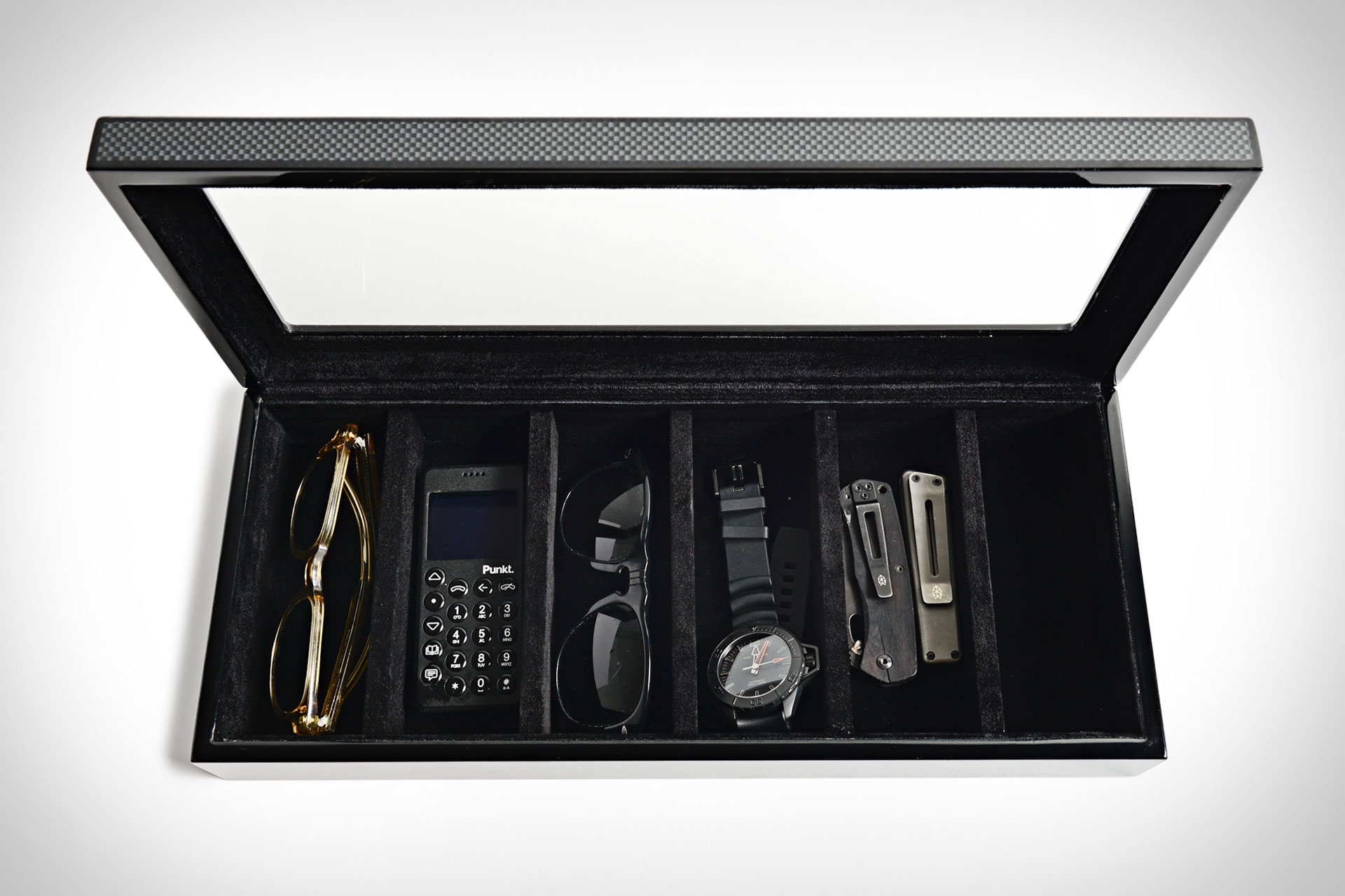 Carbon Fiber Accessory Box Uncrate