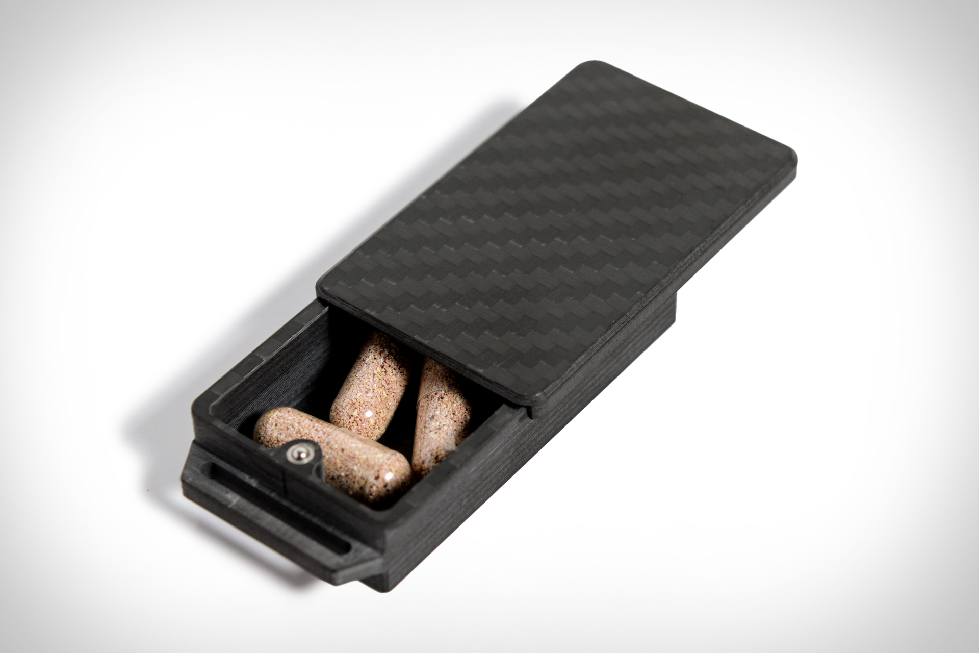 Carbon Fiber Pill Capsule Uncrate