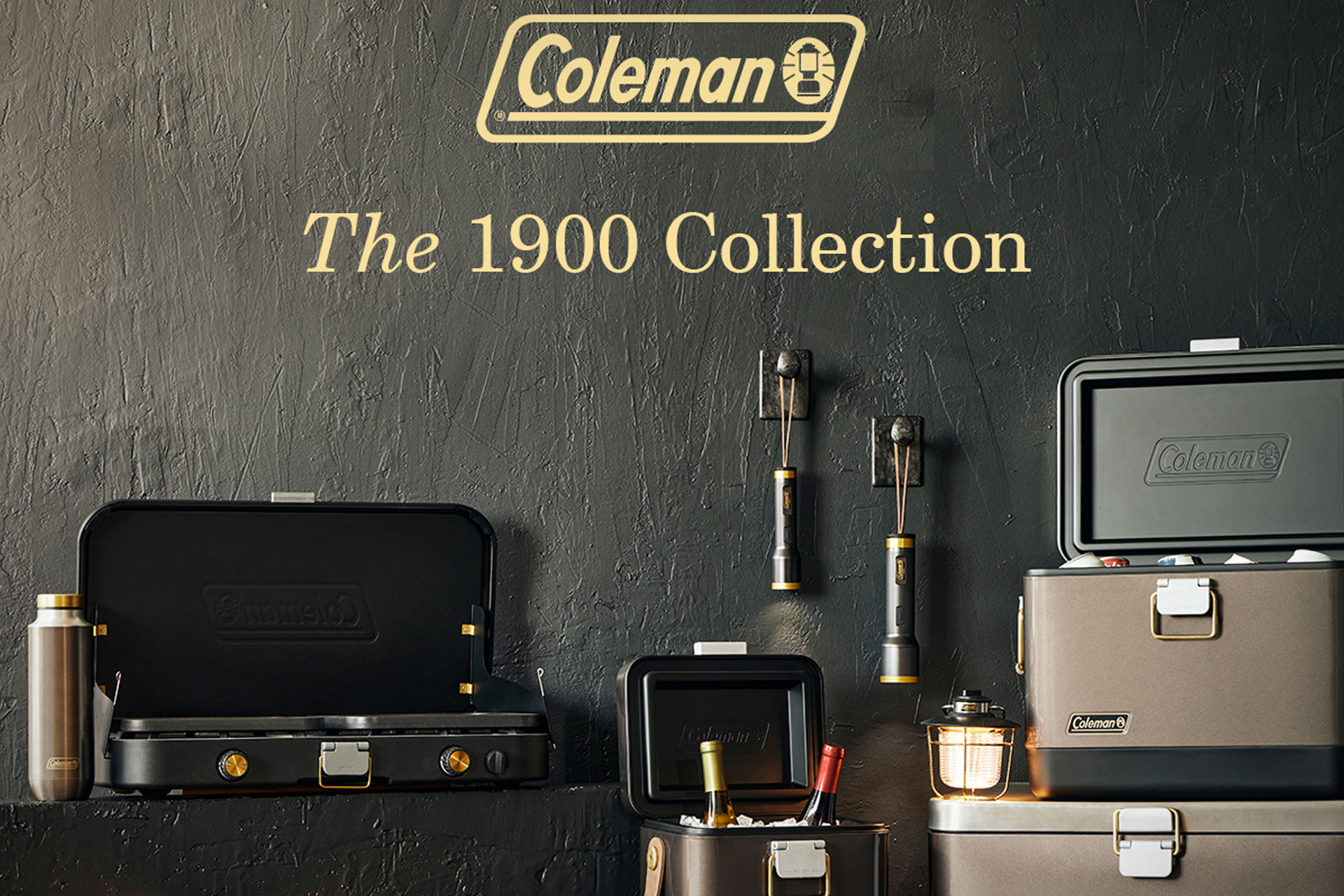 コールマン 1900 コレクション スチール ベルト付きクーラー コールマン 1900 コレクション スチール ベルト付きクーラー