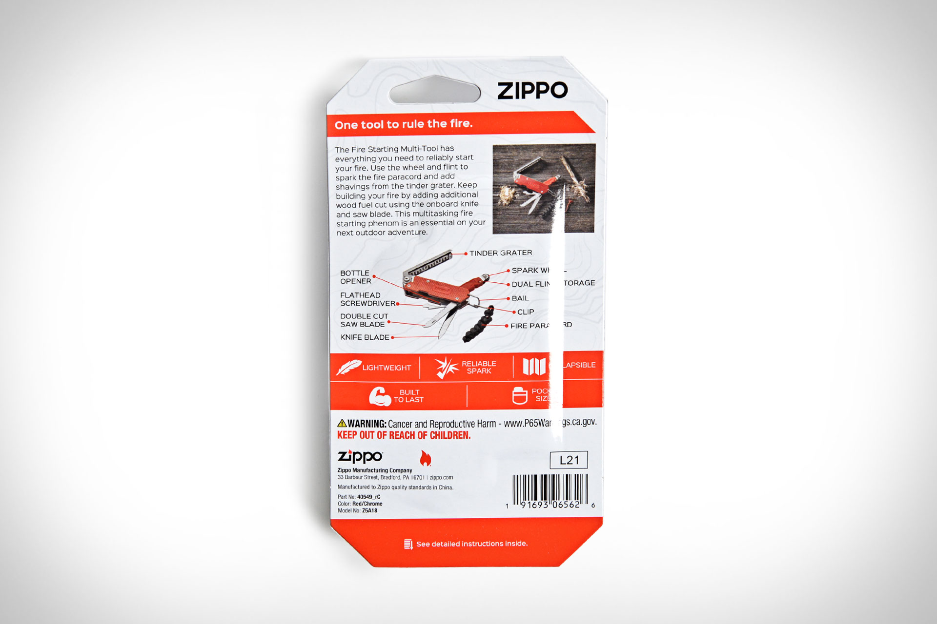 Zippo Fire Starting MultiTool Uncrate