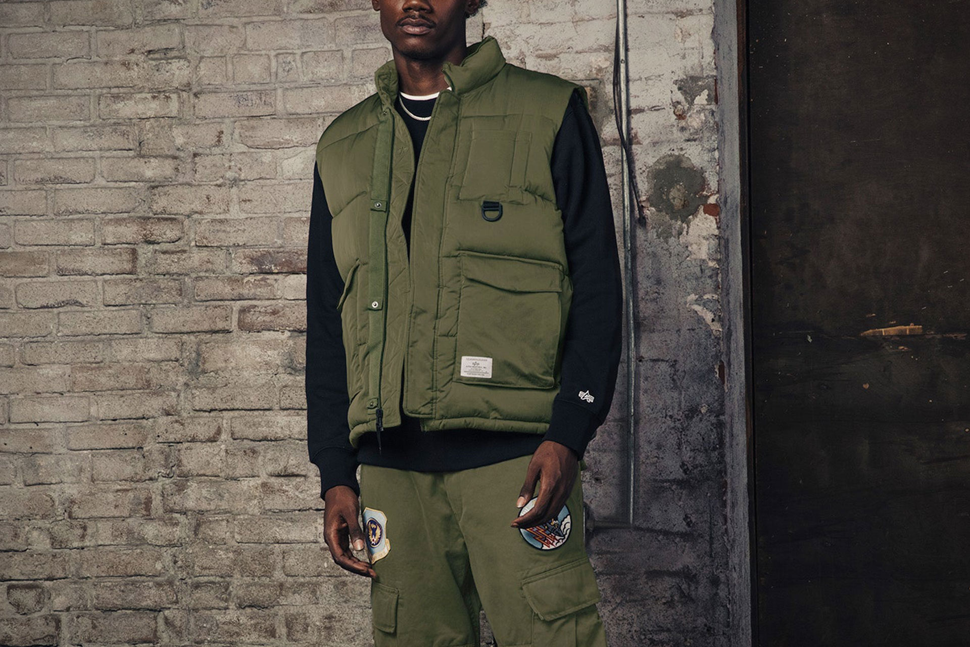 Alpha Industries Utility Puffer Vest Uncrate