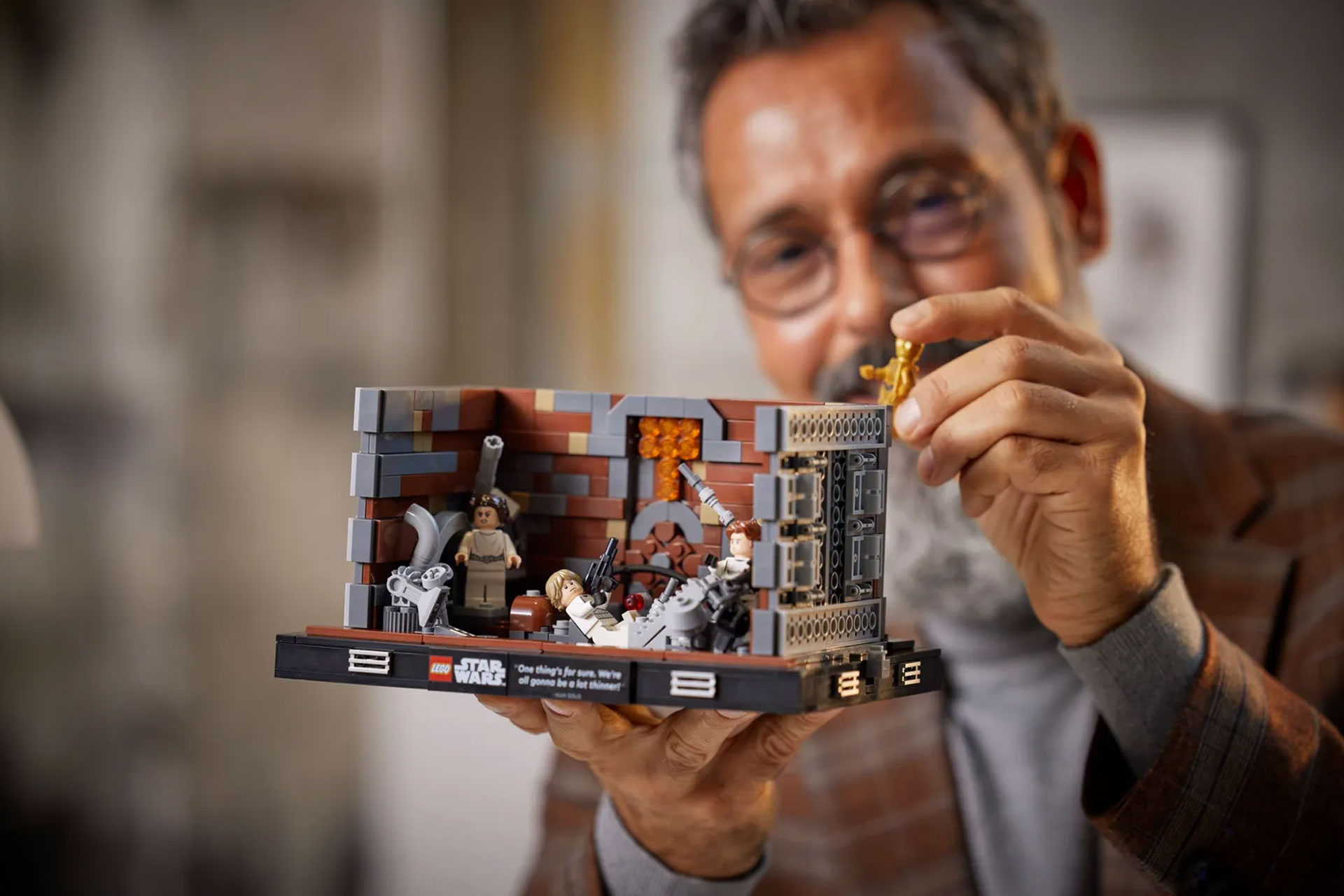 LEGO Death Star Trash Compactor Diorama Uncrate