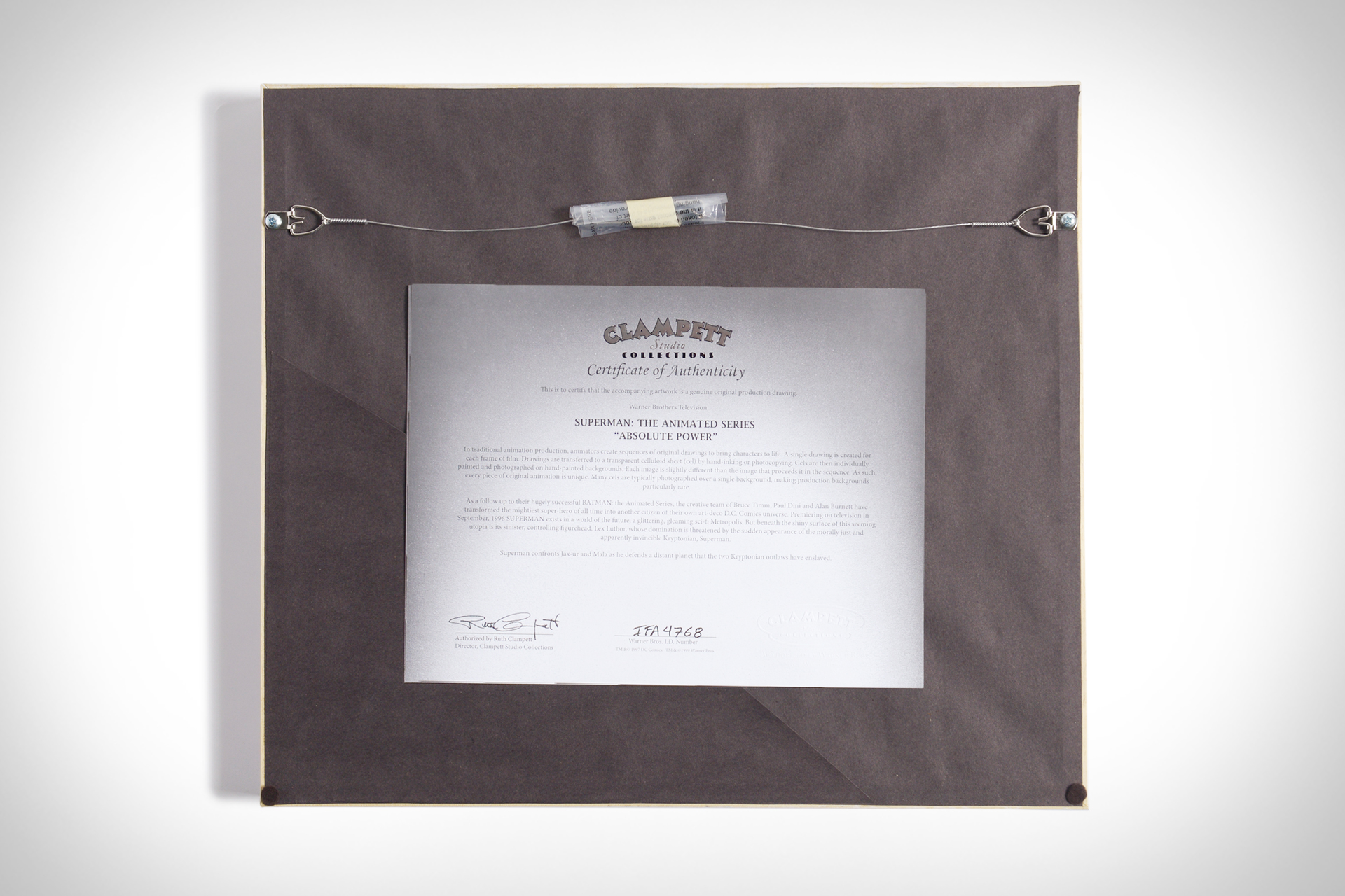 Batman Throwing Batarang Original Production Art Uncrate