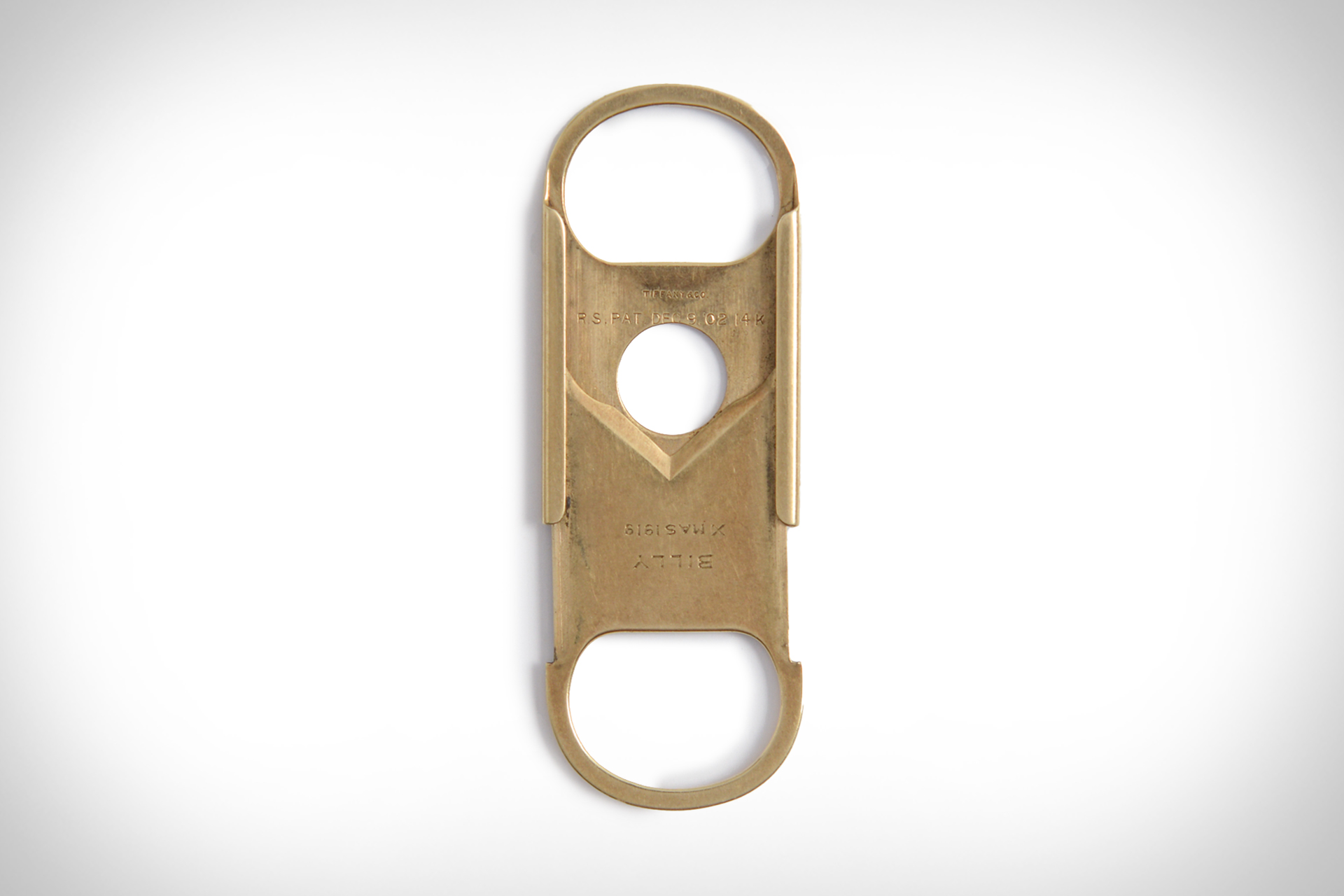 Vintage Tiffany & Co. 14K Gold Cigar Cutter Uncrate