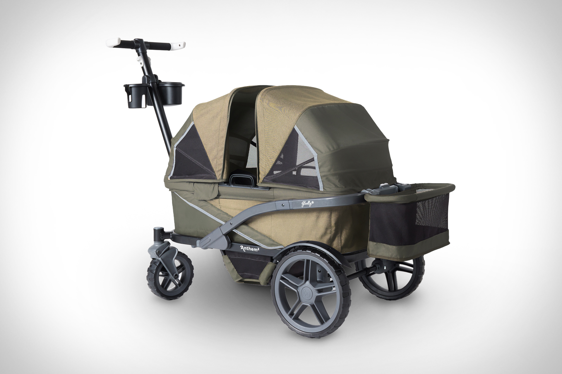 thumbnail image 2 of Freetex Tandem Wagon Stroller – All-Terrain 2-in-1 Push & Pull Design, Double Seat Capacity, Large Storage, Adjustable Canopy, Removable Child Tray 2 of 10