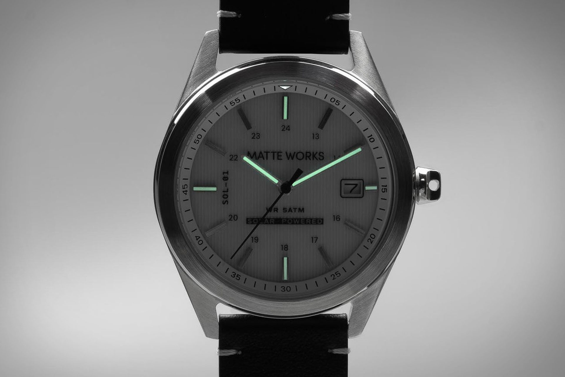 Matte Works Solution01 Solar Powered Watch Uncrate