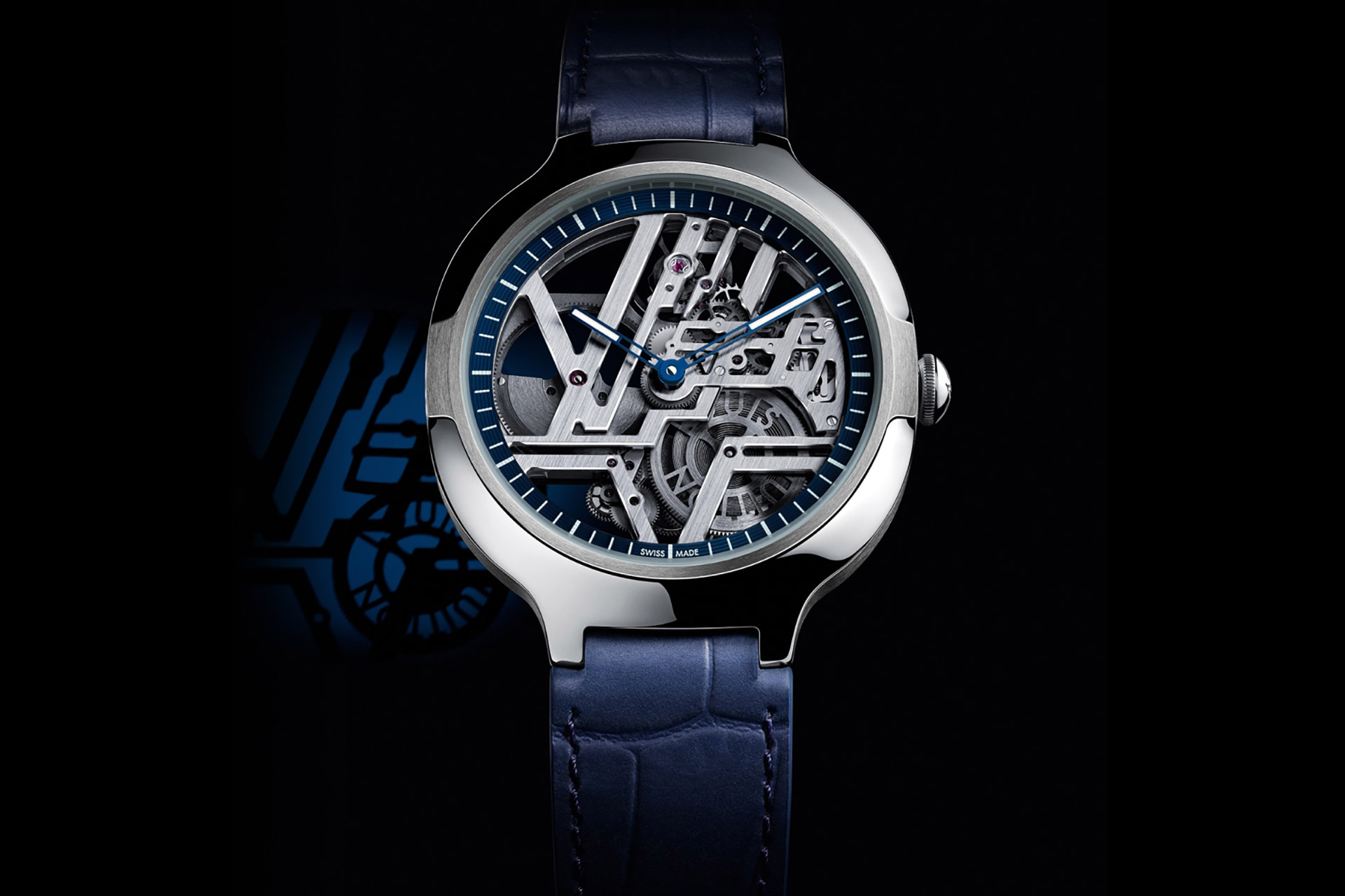 Часы-скелетон Louis Vuitton Voyager