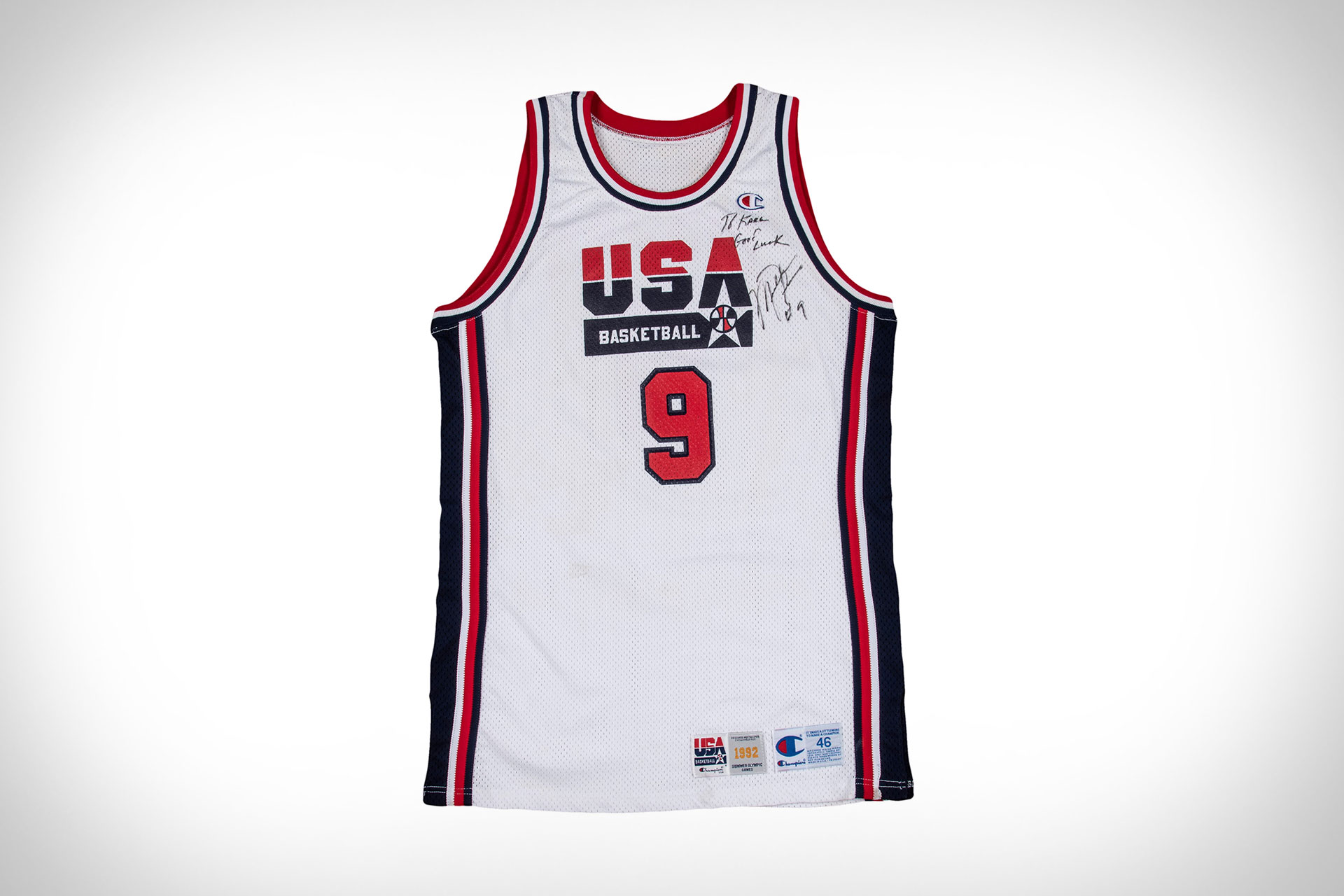 Michael Dream Team Signed Game-Worn Jersey | Uncrate