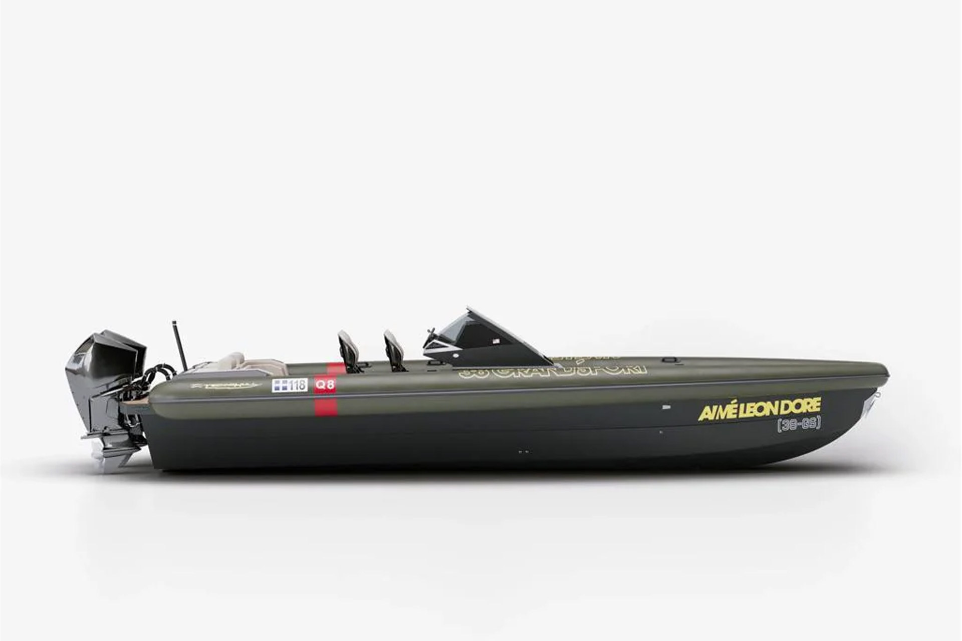 Aime Leon Dore x Technohull 38 Grand Sport Power Boat