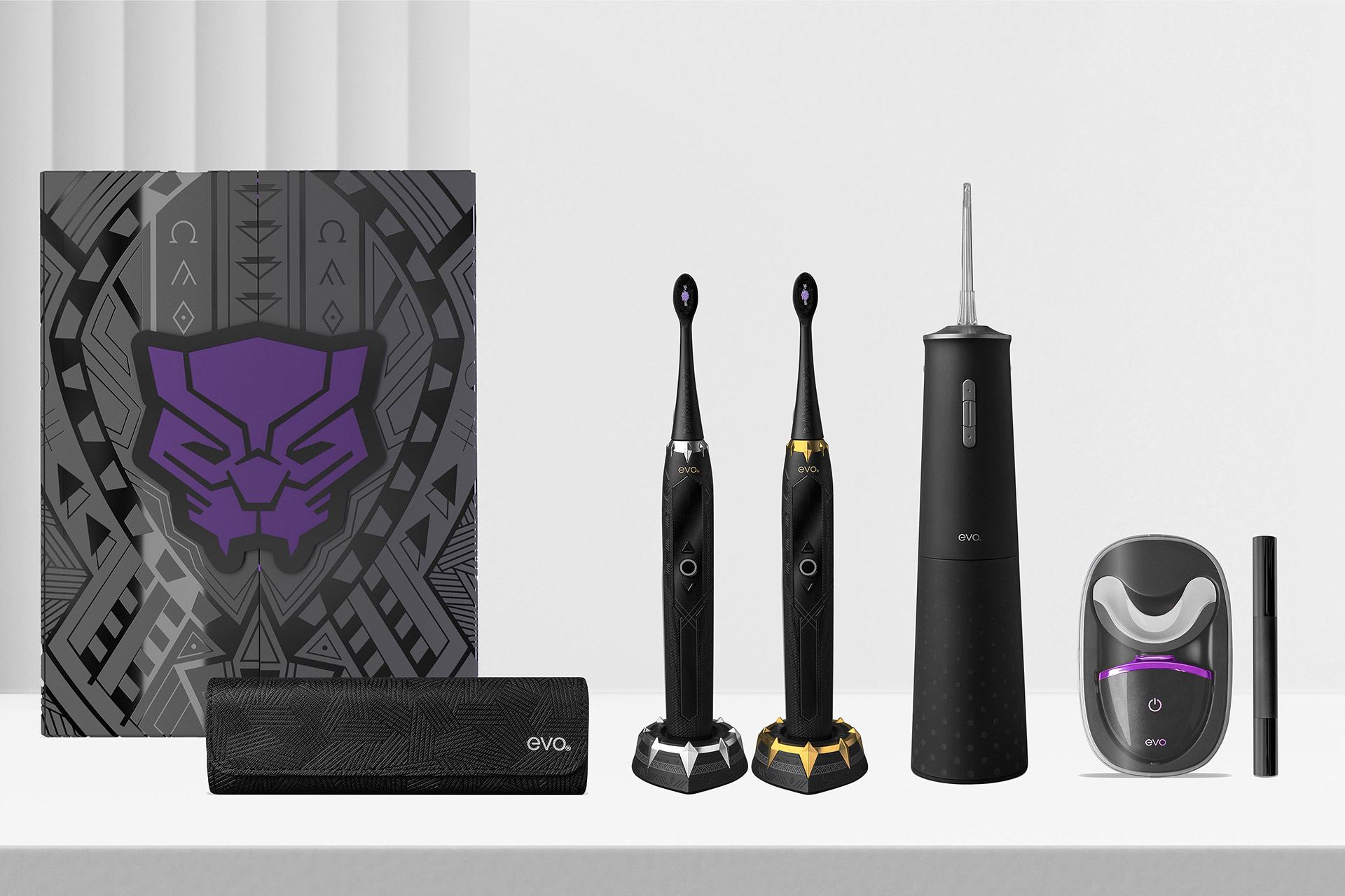 Evo BLP1 Black Panther Sonic Touchscreen Toothbrush Uncrate