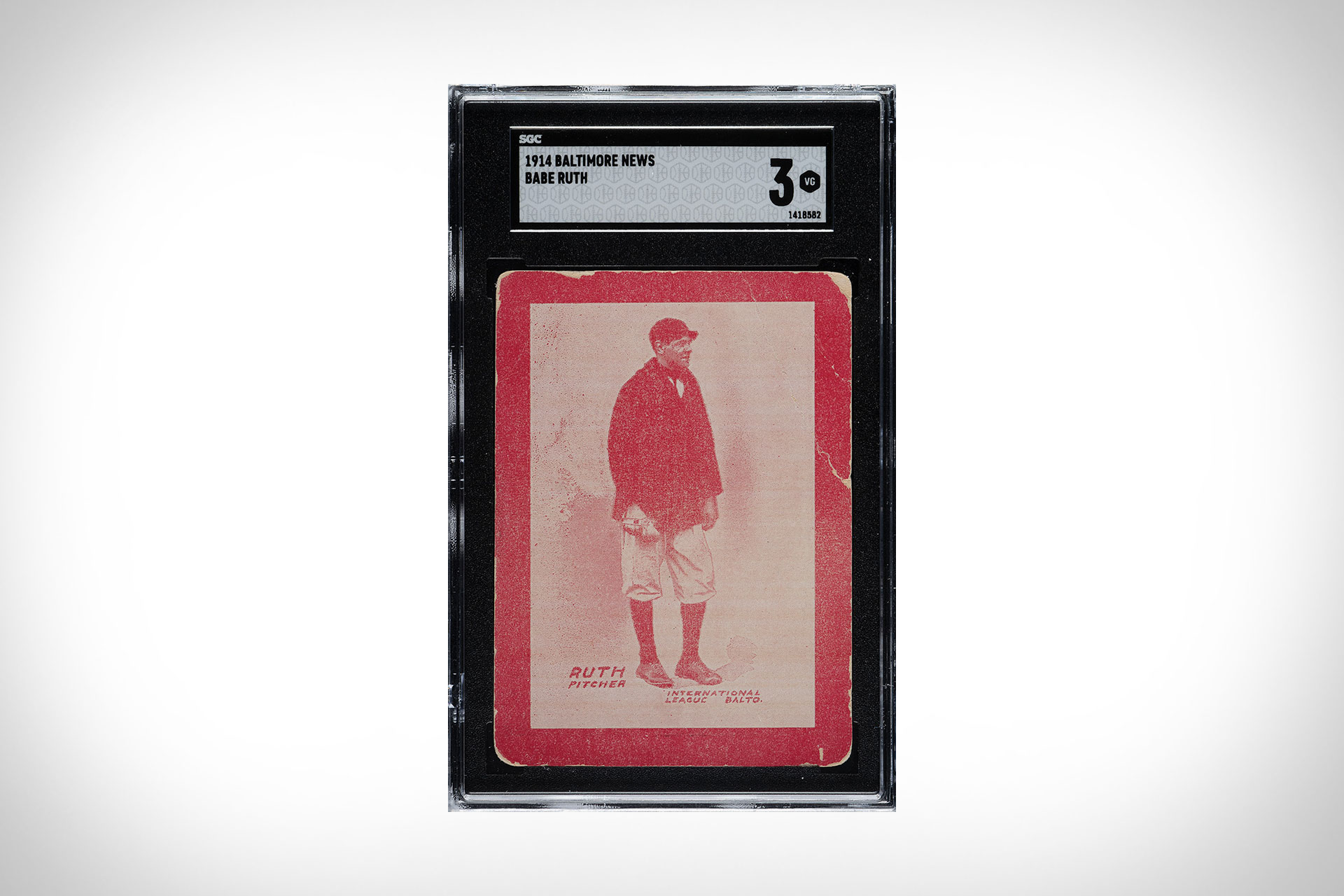 1914 Baltimore News Babe Ruth Rookie Card Uncrate