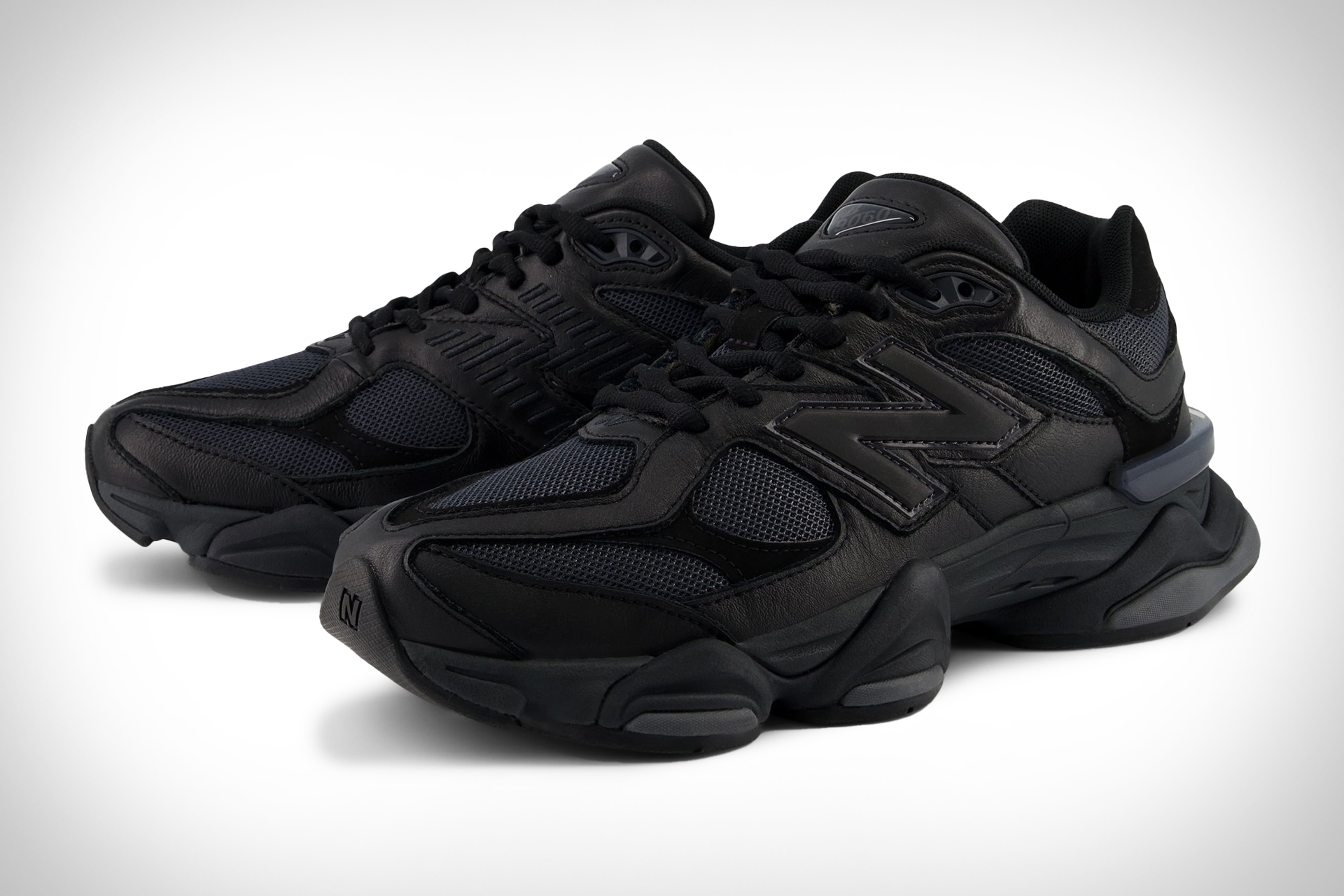 New Balance 9060 Triple Black Sneakers | Uncrate