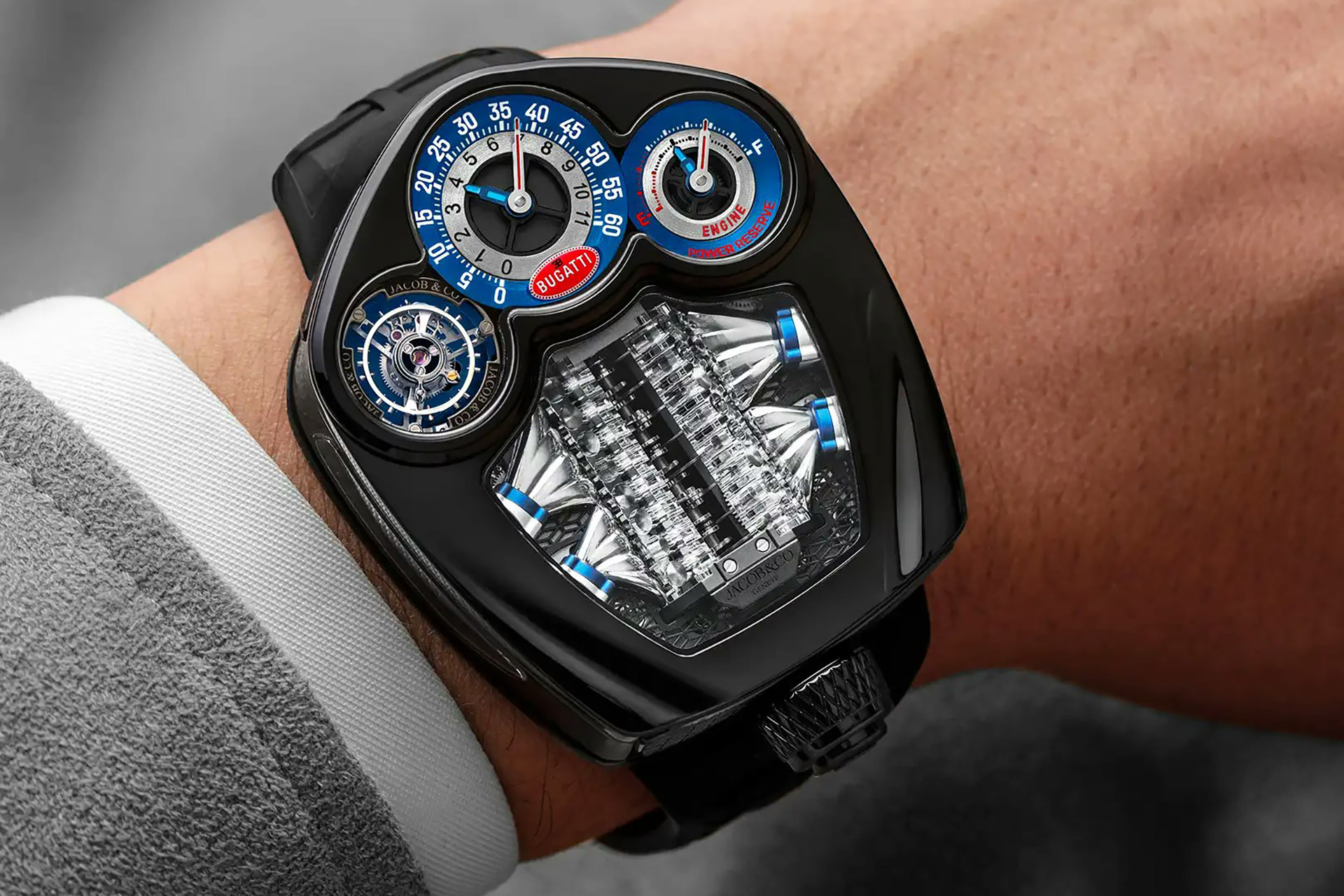 Jacob & Co. Bugatti Tourbillon Watch, #Jacob #Bugatti #Tourbillon #Watch