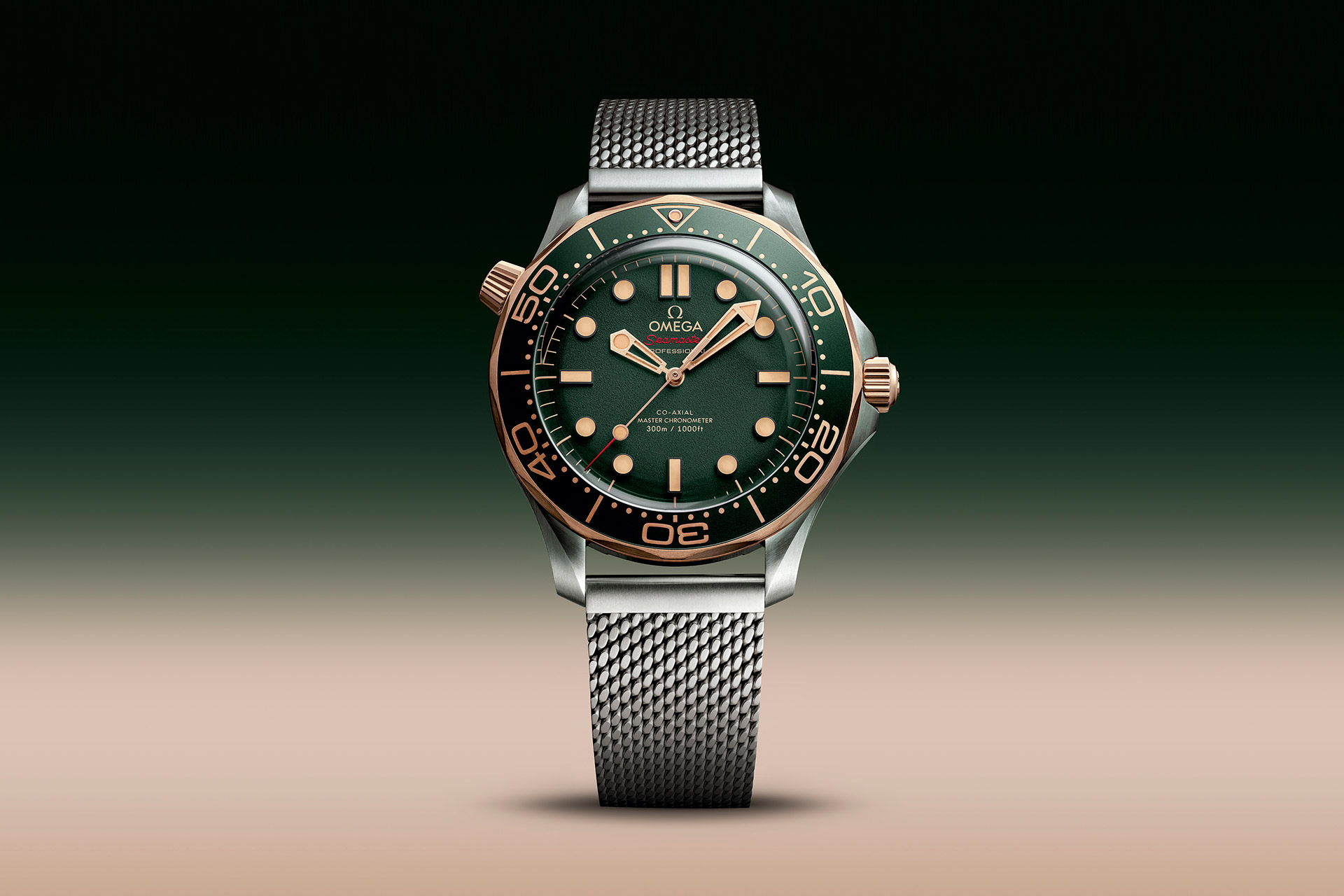 OMEGA Titanium Bronze Gold Seamaster Diver 300M Watch Uncrate OMEGA Titanium Bronze Gold Seamaster Diver 300M Watch Uncrate