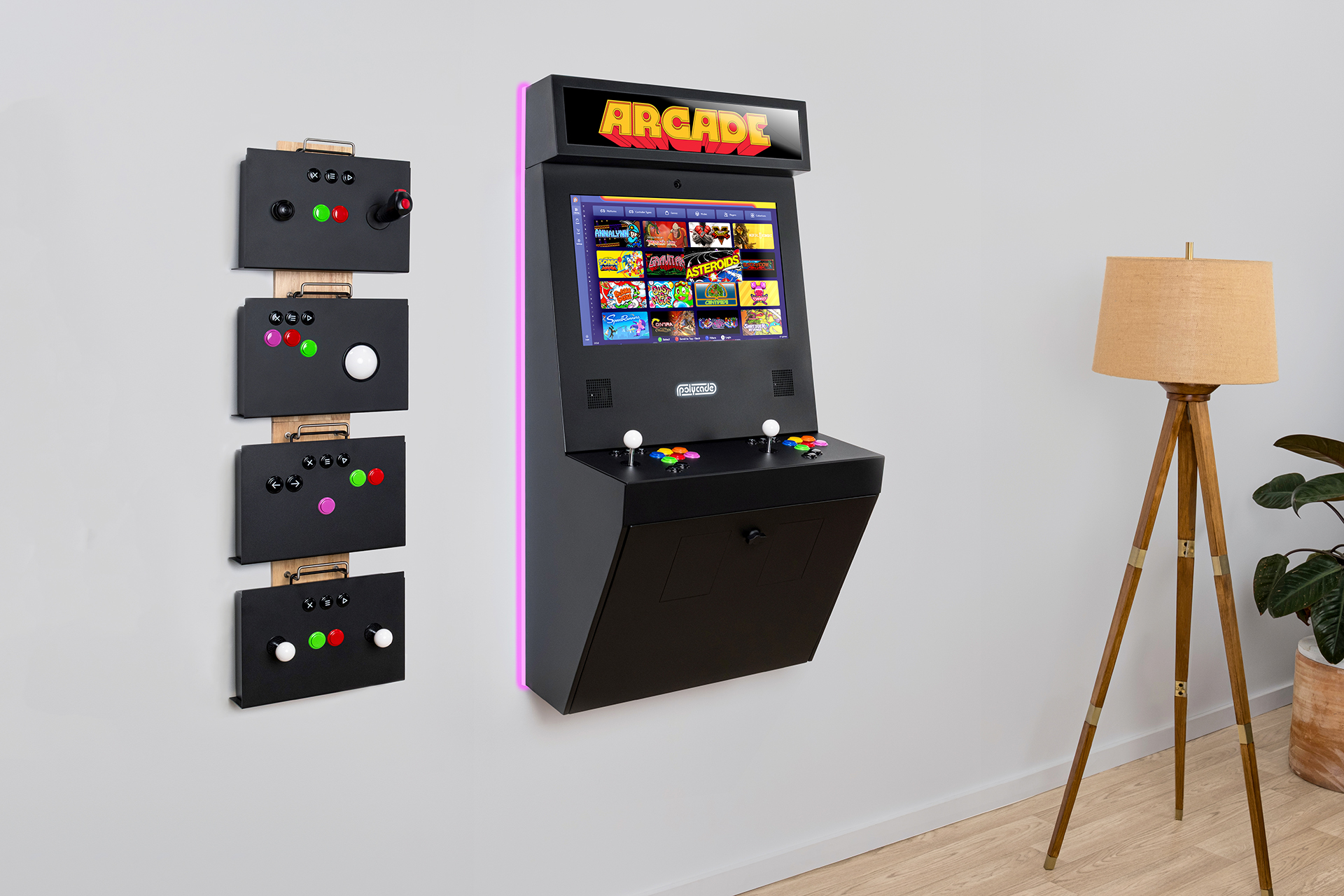 Polycade Sente Modular Arcade System | Uncrate