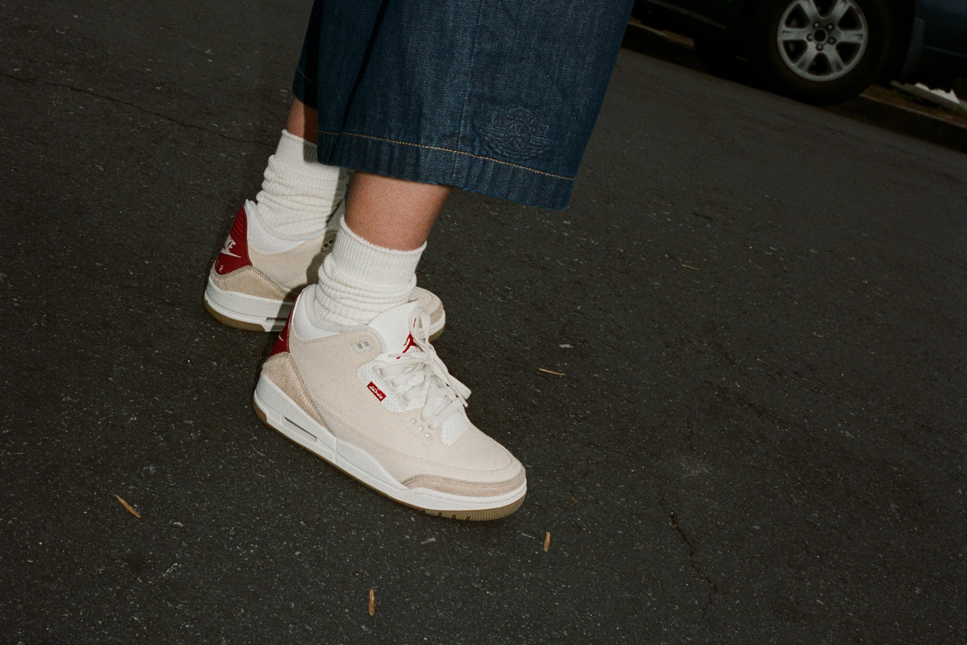 Leftair Jordan Jordan Brand x Levi's Air Jordan 3 Collection | Uncrate