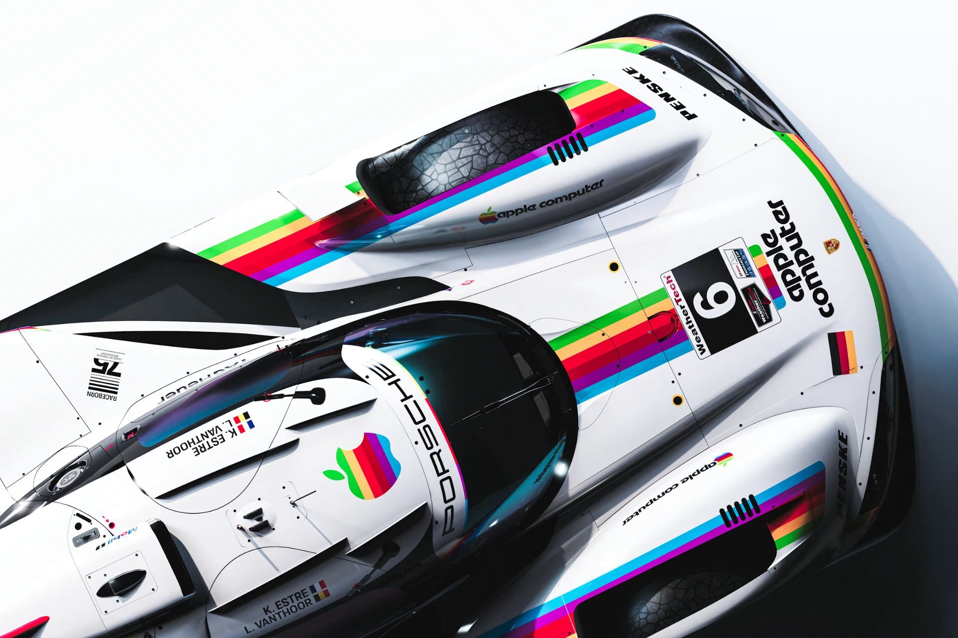 Porsche 963 Apple Computer Race Car | Uncrate